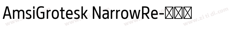 AmsiGrotesk NarrowRe字体转换